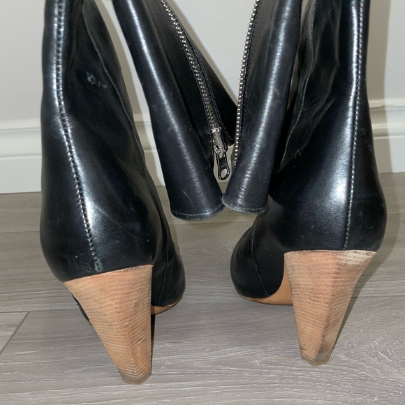 Belle by Sigerson Morrison Leather Boots - Picture 7 of 9